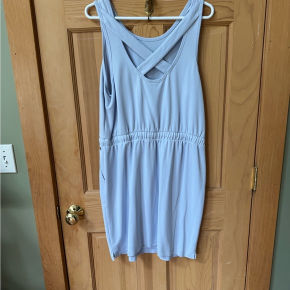 CALIA by Carrie Underwood Blue Sleeveless Sundress - Picture 3 of 3
